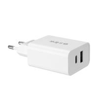 S-LİNK SL-EC60 20W PD 3.0 HIZLI ŞARJ TYPE C + USB A HIZLI BEYAZ EV ŞARJ ADAPTÖR